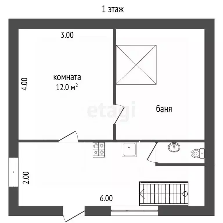 Дом в Пермский край, Пермский муниципальный округ, д. Москвята ул. ... - Фото 2