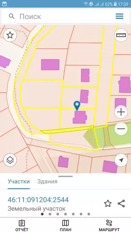 Участок в Курская область, Курский район, Моковский сельсовет, д. 1-я ... - Фото 2