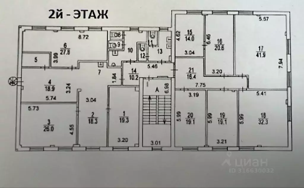 Офис в Москва Уржумская ул., 4С31 (316 м) - Фото 0