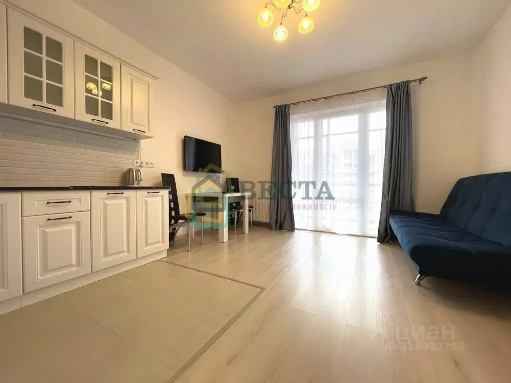 Студия Санкт-Петербург ул. Плесецкая, 2 (24.4 м) - Фото 1