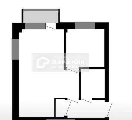 1-комнатная квартира: Ижевск, Союзная улица, 31 (30.5 м) - Фото 1