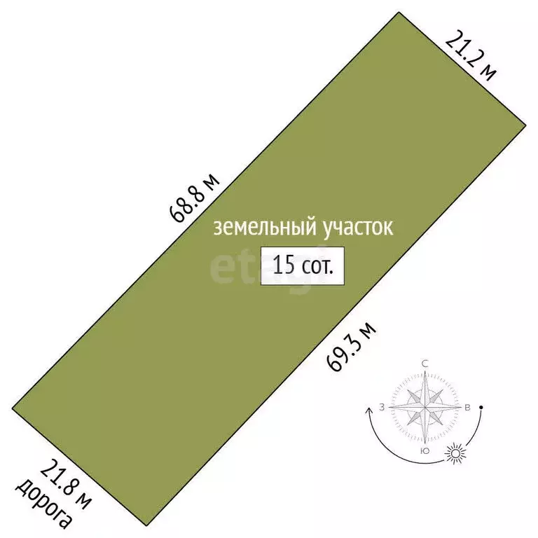 Участок в Чистенское сельское поселение, село Левадки, Лесная улица ... - Фото 1