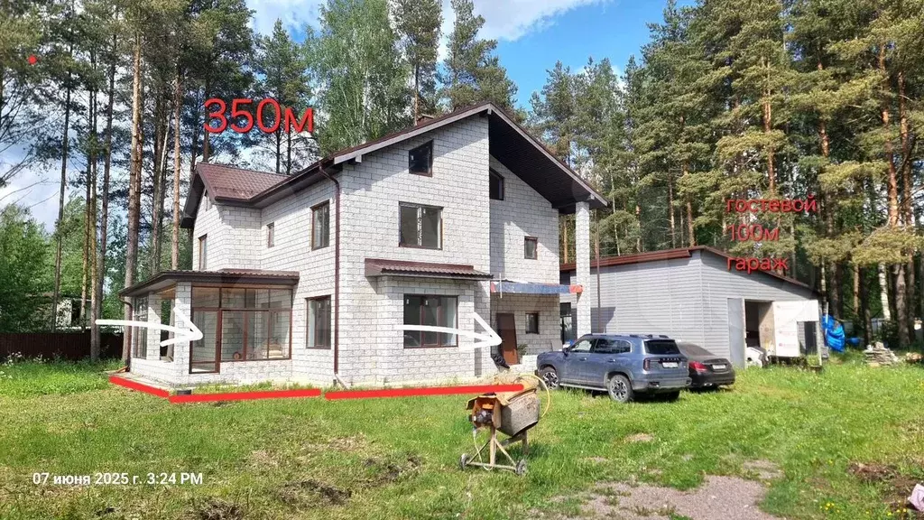 Коттедж 350 м на участке 31 сот. - Фото 0