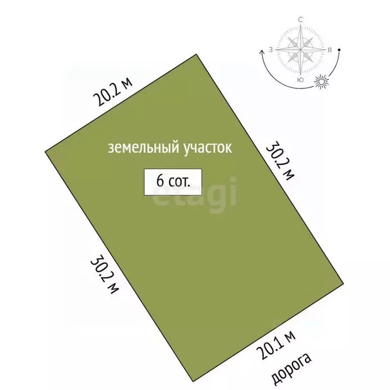 Участок в Тюменская область, Тюменский муниципальный округ, Ежевика дп ... - Фото 1