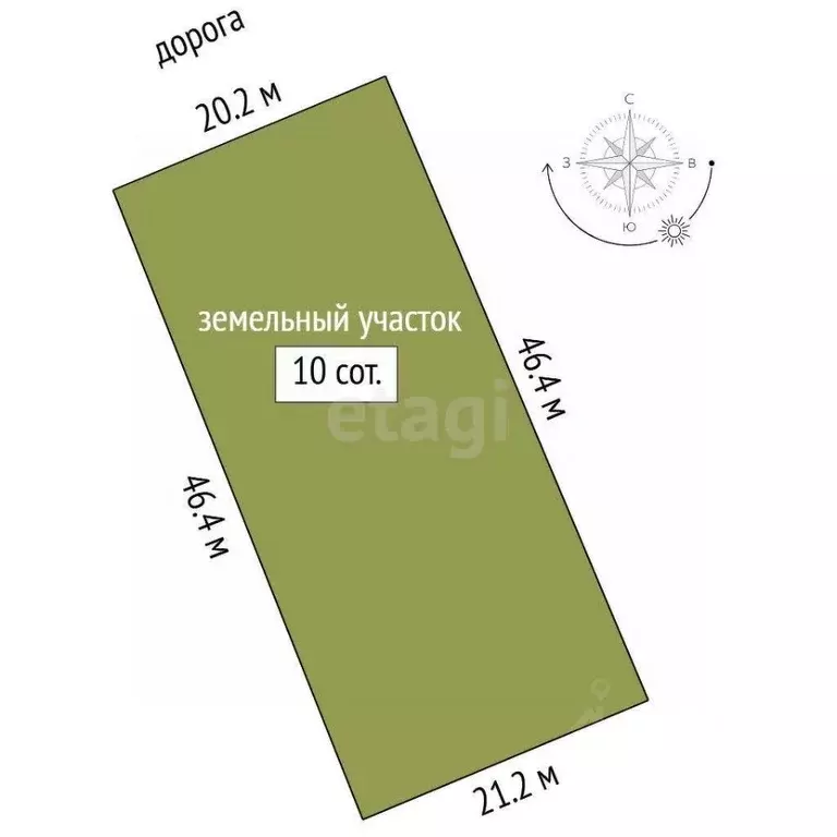 Участок в Тюменская область, Тюменский муниципальный округ, ... - Фото 1