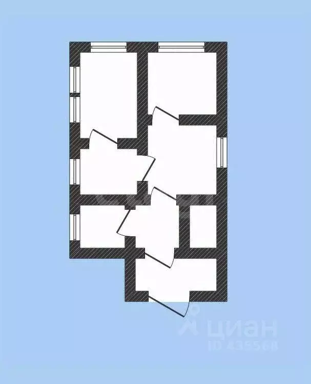 Дом в Белгородская область, Губкин ул. Добролюбова, 33 (55 м) - Фото 1