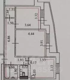 2-к кв. Воронежская область, Воронеж Московский просп., 104Б (62.0 м) - Фото 2