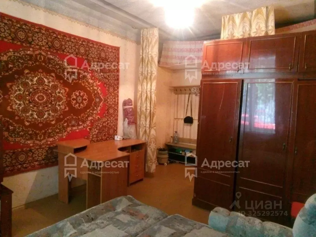 Комната Волгоградская область, Волгоград ул. Им. Циолковского, 2 (18.0 ... - Фото 1