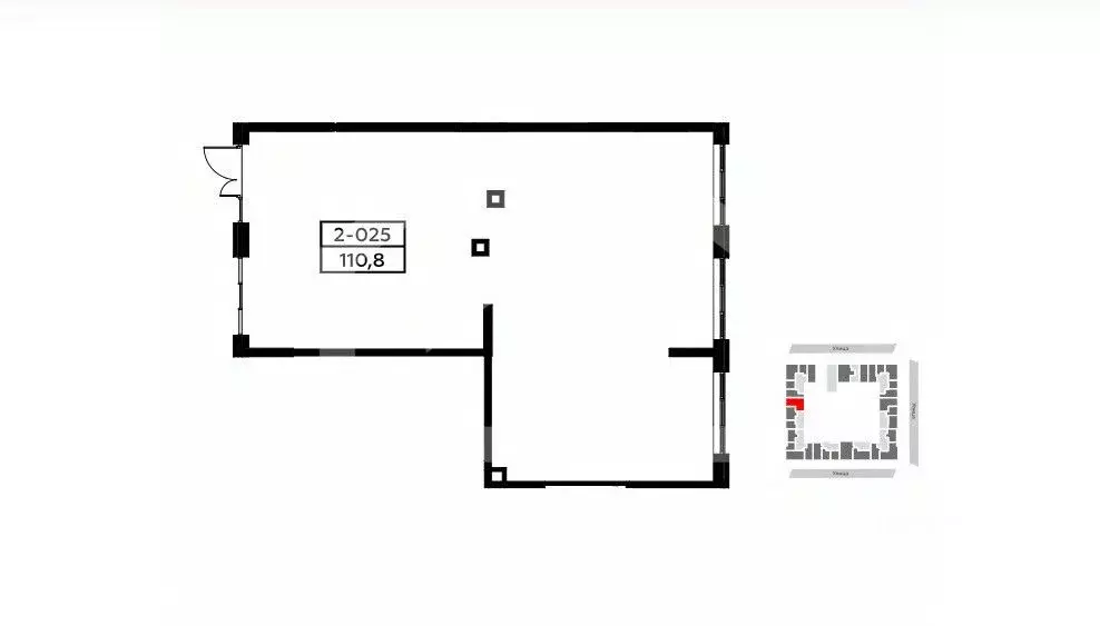 Помещение свободного назначения в Москва Родные кварталы жилой ... - Фото 2