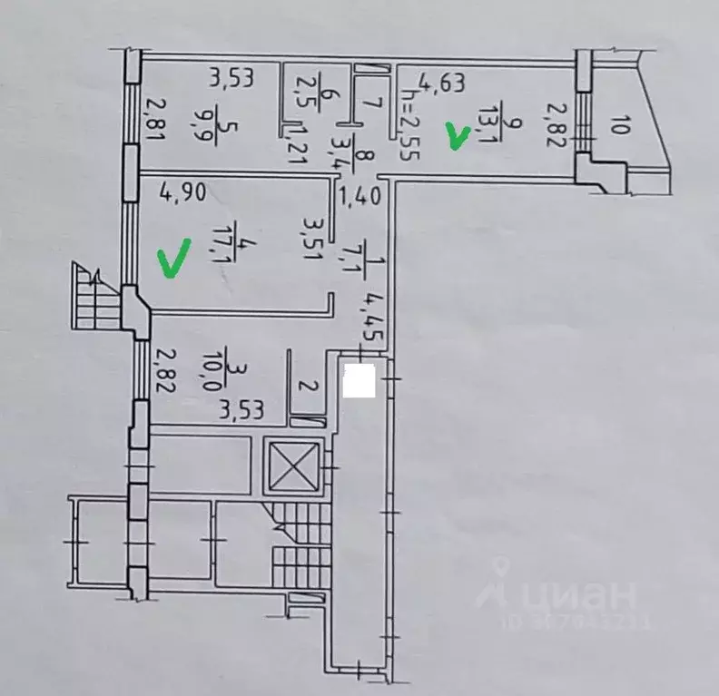 Комната Новосибирская область, Новосибирск ул. Краузе, 13 (31.0 м) - Фото 0