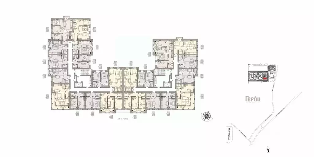 2-к кв. Волгоградская область, Волгоград ул. Землячки, 84/3 (56.63 м) - Фото 1