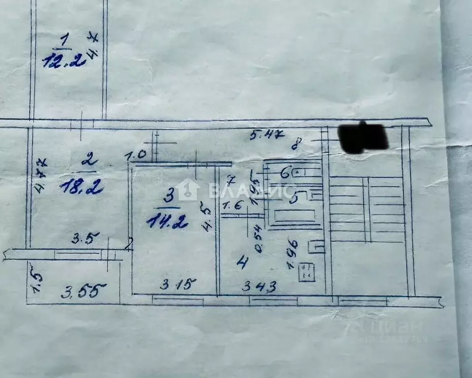3-к кв. Пензенская область, Пенза Бийская ул., 2 (68.0 м) - Фото 2