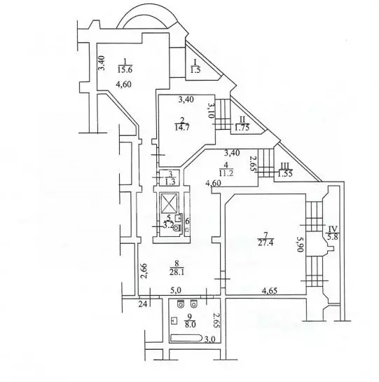 3-к кв. Томская область, Томск ул. Дзержинского, 20/1 (113.5 м) - Фото 1