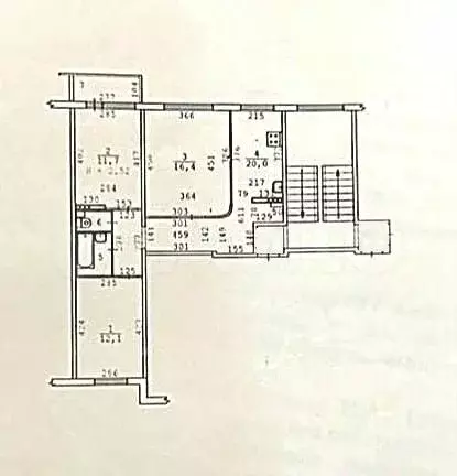 3-к. квартира, 64 м, 4/5 эт. - Фото 0