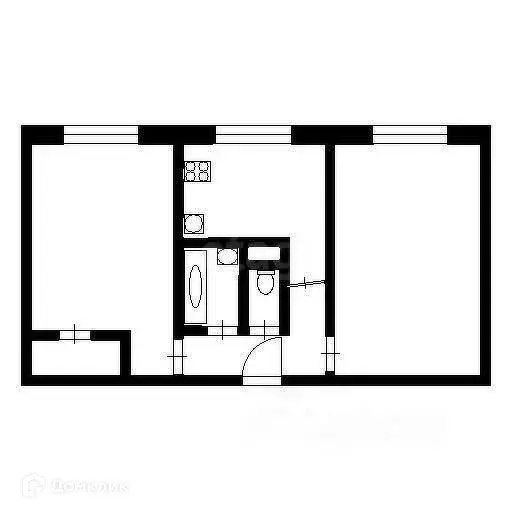 Продаётся 2-к квартира, 45.6 м - Фото 0