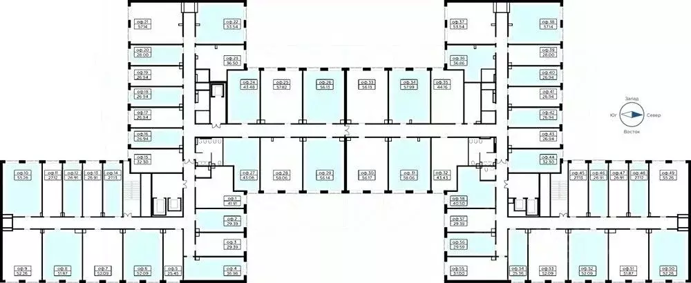 Офис в Санкт-Петербург Магнитогорская ул., 51 (58 м) - Фото 1