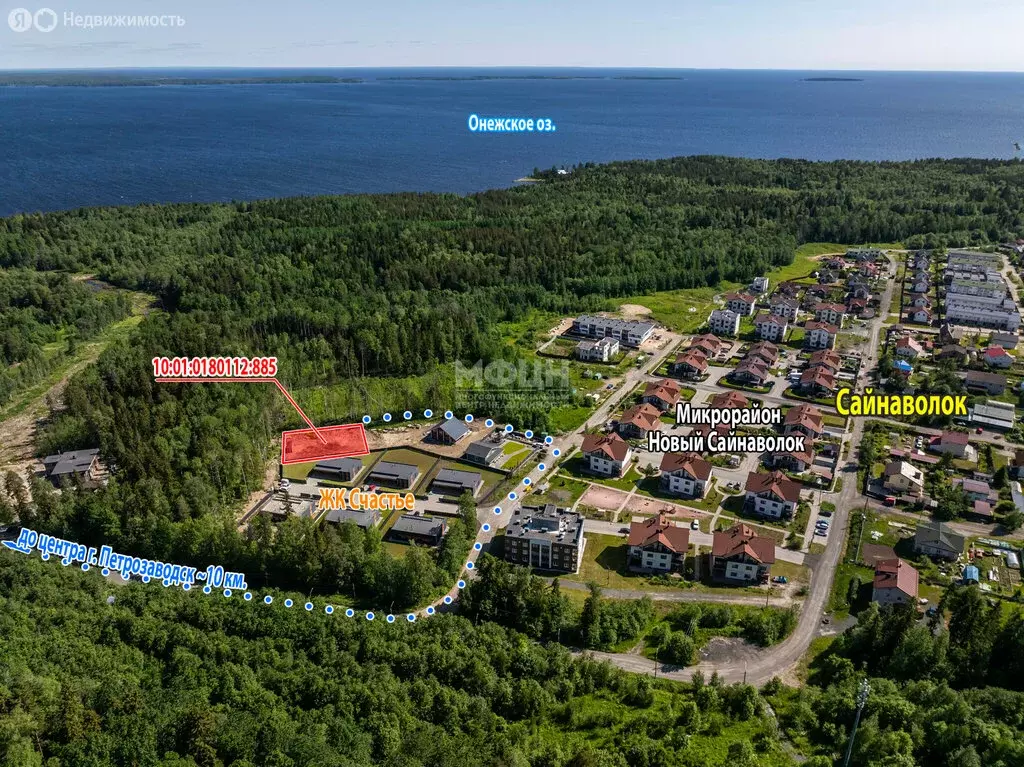 Участок в Петрозаводск, Сайнаволок, ЖК Счастье (9.21 м) - Фото 0