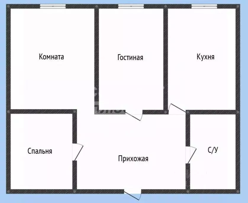 3-к кв. Дагестан, Махачкала ул. Магомеда Гамзатова, 55 (84.0 м) - Фото 2