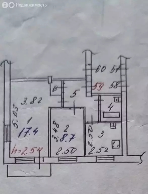 2-комнатная квартира: Иркутск, улица Карла Либкнехта, 97 (42 м) - Фото 1