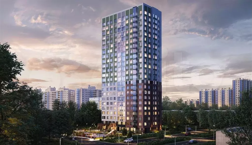 2-к. квартира, 60 м, 18/23 эт. - Фото 1