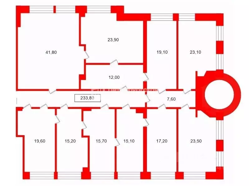 Офис в Санкт-Петербург просп. Юрия Гагарина, 1 (234 м) - Фото 2