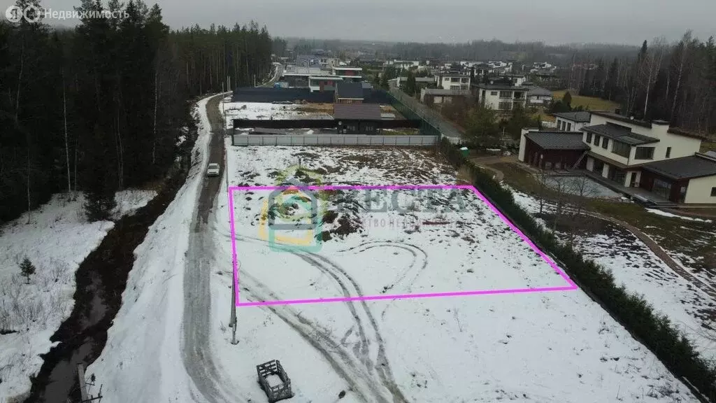 Участок в Агалатовское сельское поселение, коттеджный посёлок Медовое ... - Фото 2