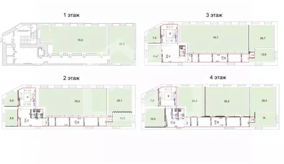 Помещение свободного назначения в Москва Бутырская ул., 76С4 (695 м) - Фото 2