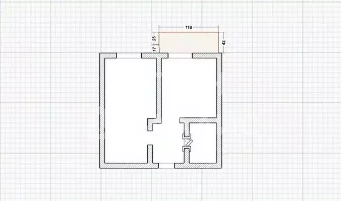 1-к кв. Московская область, Лосино-Петровский городской округ, ... - Фото 2