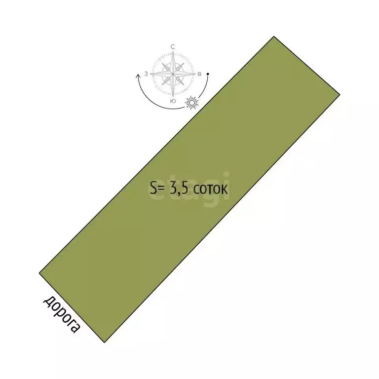 Участок в Новосибирск, СТ Мир-2, 3-я улица (3.5 м) - Фото 1