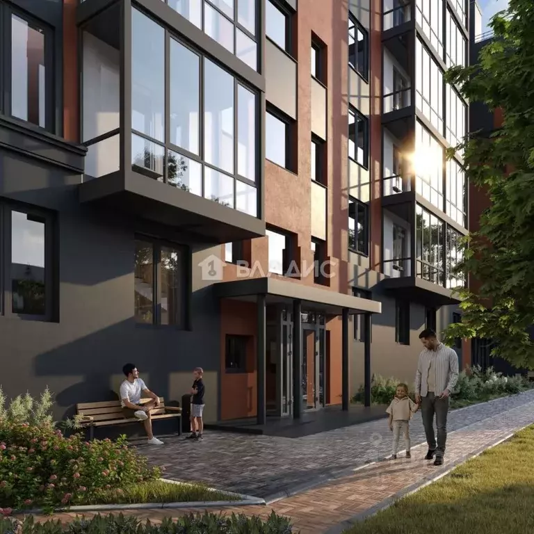 1-к кв. Калининградская область, Калининград Стекольная ул., 39 (40.6 ... - Фото 1