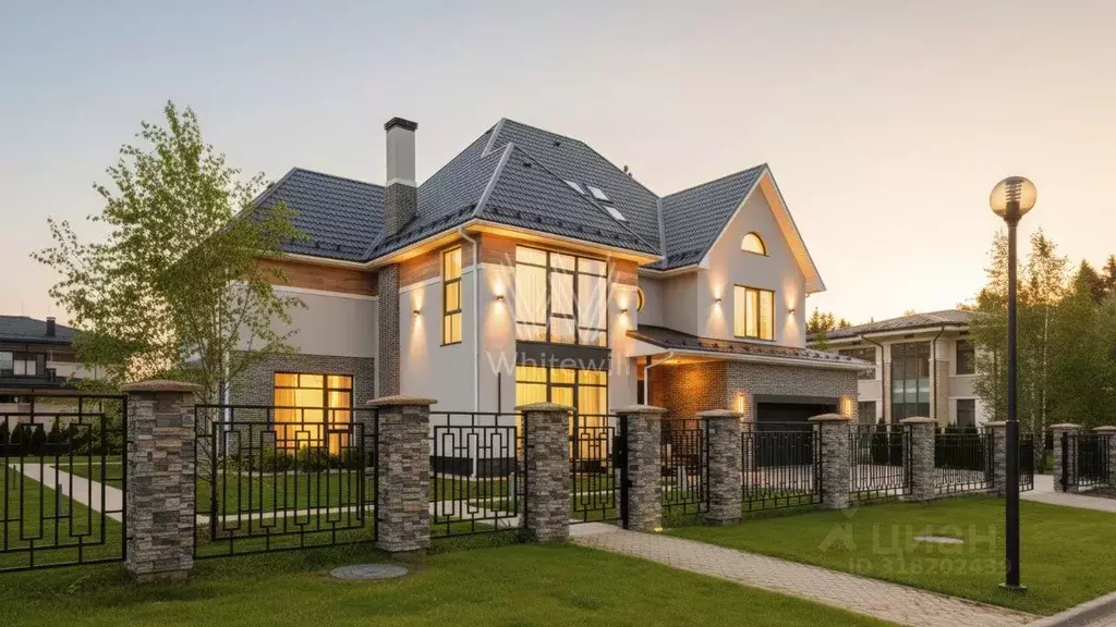 Коттедж в Москва д. Каменка, Графские Пруды кп,  (600 м) - Фото 1