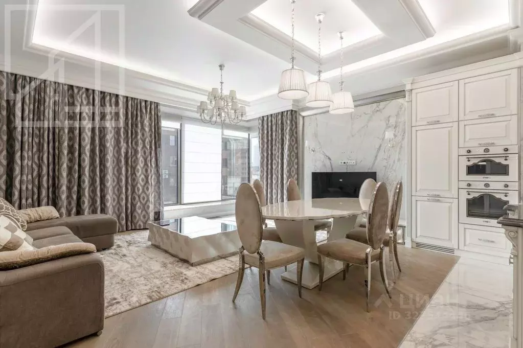 3-к кв. Москва 2-я Звенигородская ул., 11 (103.0 м) - Фото 1