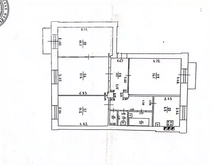 4-к кв. Кировская область, Киров ул. Воровского, 66 (85.3 м) - Фото 1