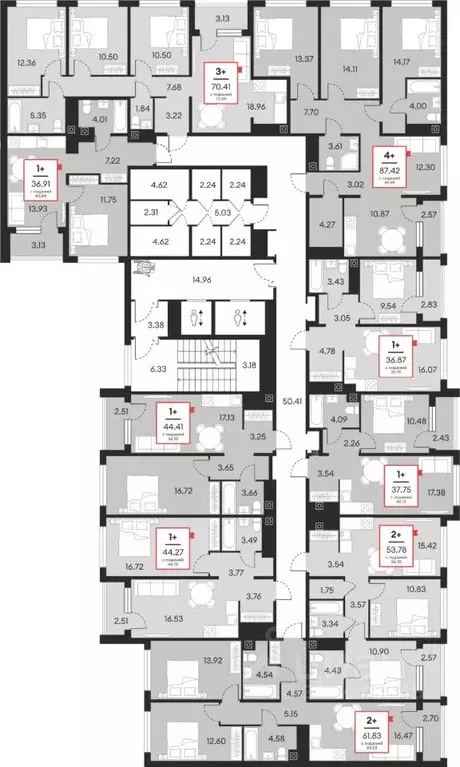 1-к кв. Ханты-Мансийский АО, Нефтеюганск ул. Нефтяников, 48А (44.27 м) - Фото 2