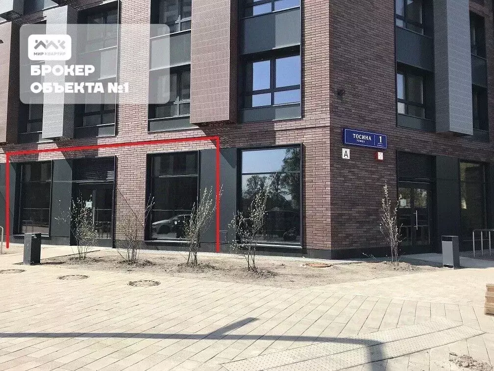 Помещение свободного назначения в Санкт-Петербург ул. Тосина, 1к1 (60 ... - Фото 1