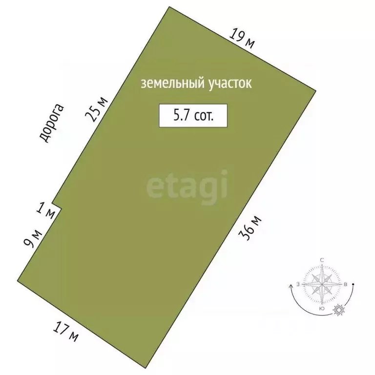 Участок в Севастополь Горный дачный потребительский кооператив, 256 ... - Фото 1