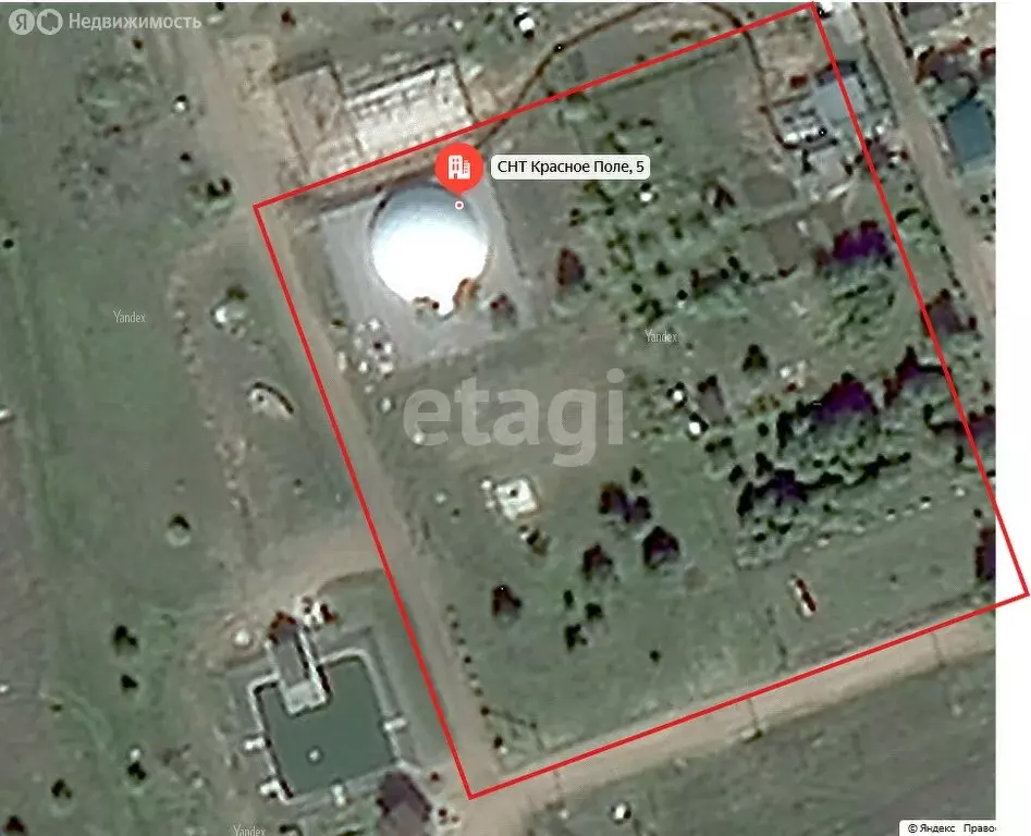 Участок в сельское поселение Мусорка, СНТ Красное Поле (9 м) - Фото 1