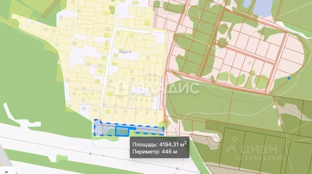 Участок в Владимирская область, Судогодский район, д. Ладога, Ладога ... - Фото 2