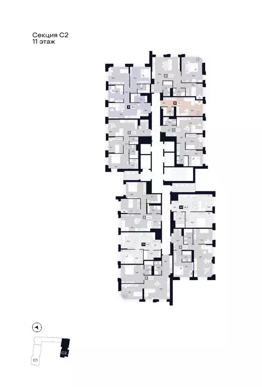 Квартира-студия: Москва, Лодочная улица, 27к2 (28.2 м) - Фото 1