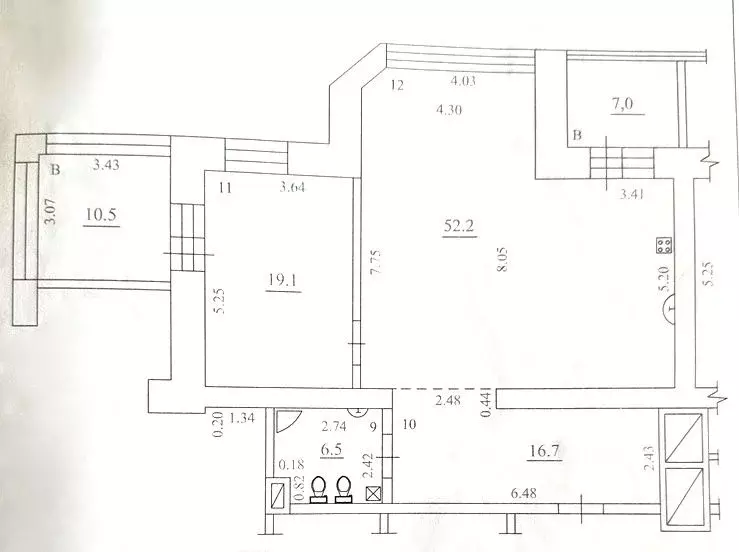 2-к кв. Самарская область, Самара ул. Лейтенанта Шмидта, 1с4 (112.0 м) - Фото 2