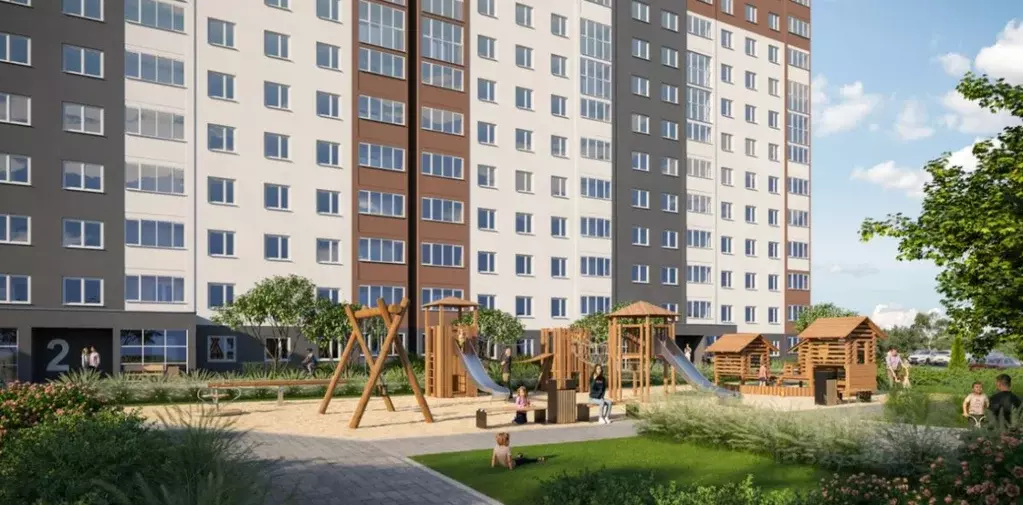 2-к кв. Самарская область, Тольятти Проспект Московский жилой комплекс ... - Фото 2