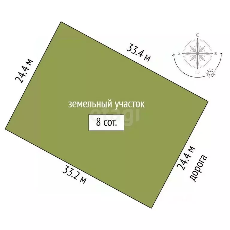 Участок в Башкортостан, Стерлитамакский район, Отрадовский сельсовет, ... - Фото 2