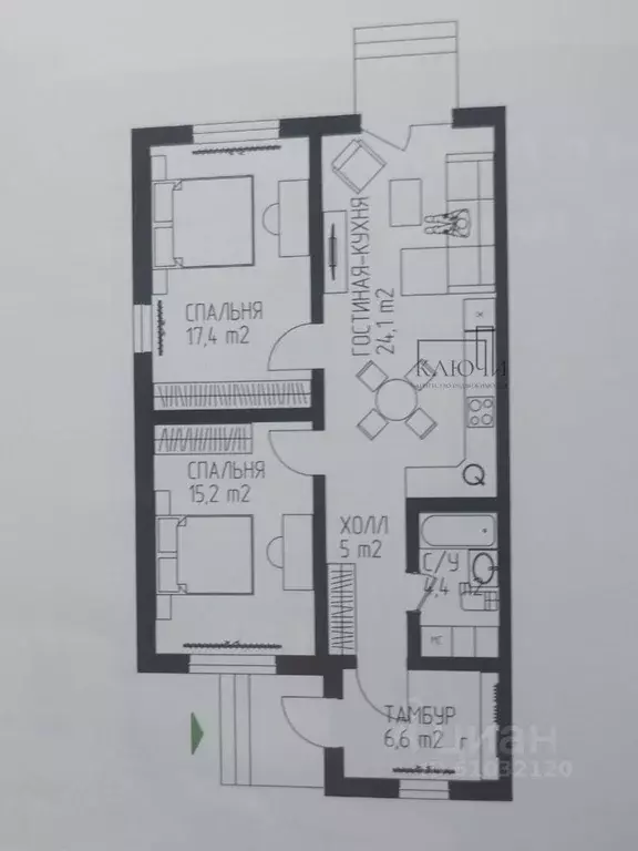 Таунхаус в Челябинская область, Магнитогорск ул. Монастырская (75 м) - Фото 2