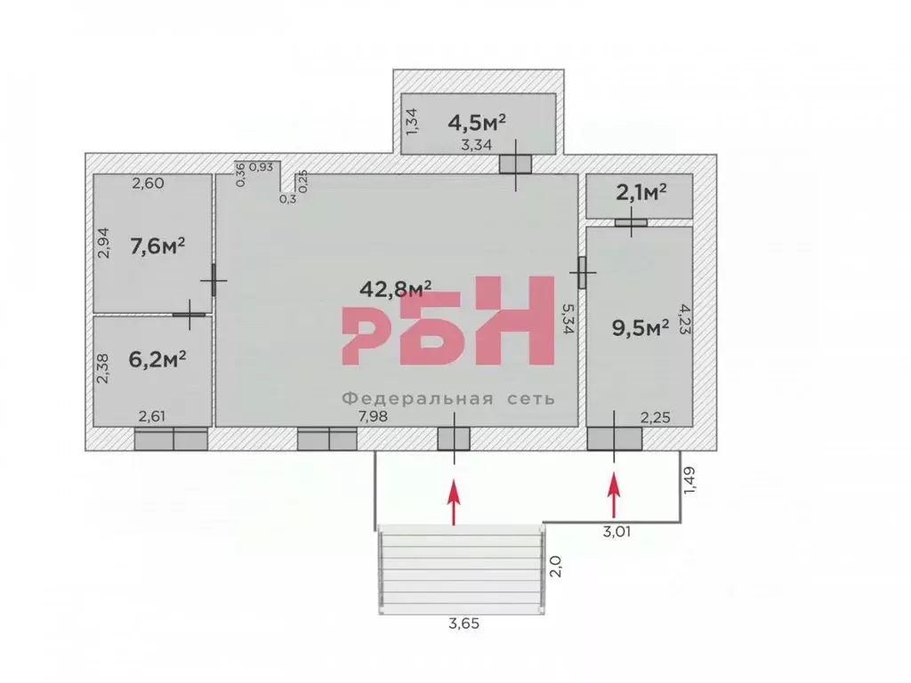 Торговая площадь в Тюменская область, Тюмень Олимпийская ул., 30 (40 ... - Фото 2