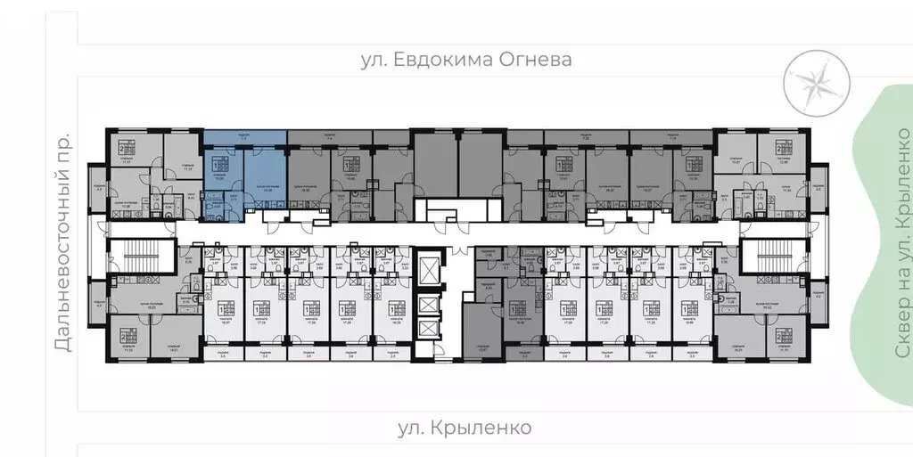 1-комнатная квартира: Санкт-Петербург, улица Крыленко, 14с3 (39.5 м) - Фото 1