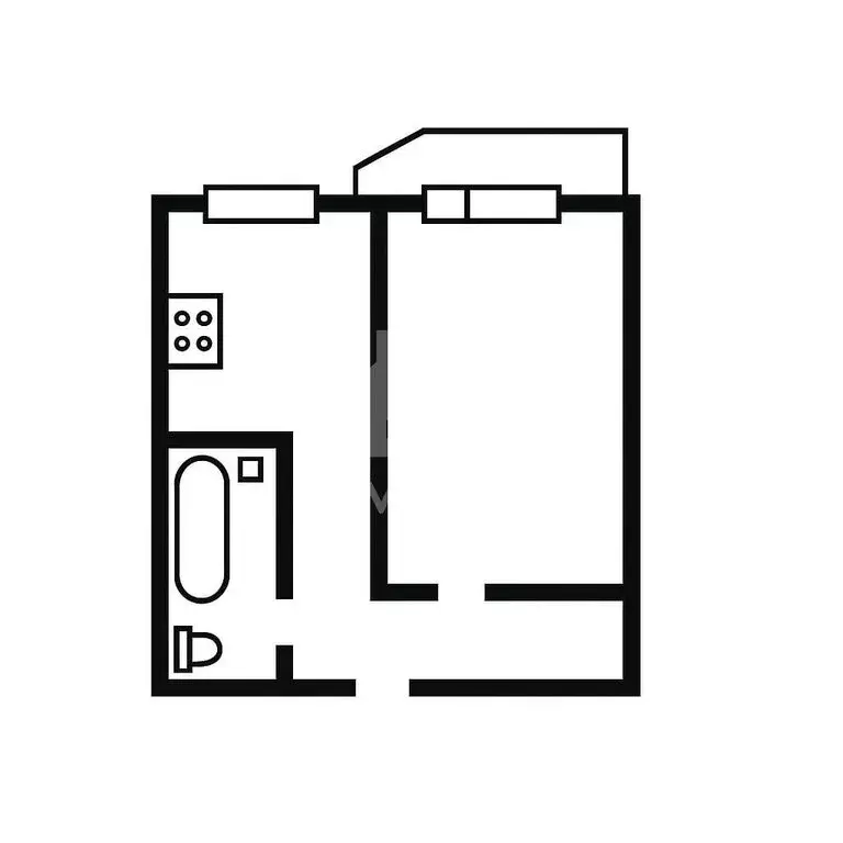 1-комнатная квартира: Воронеж, Беговая улица, 223/1 (39 м) - Фото 1