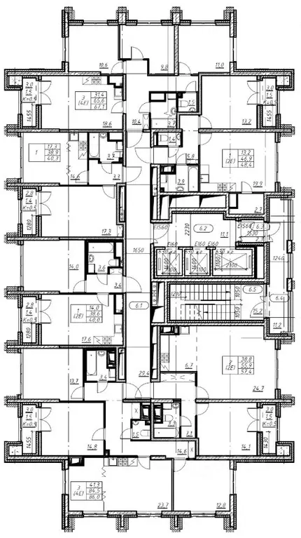 1-к кв. Санкт-Петербург ул. Дыбенко, 3 (56.8 м) - Фото 2