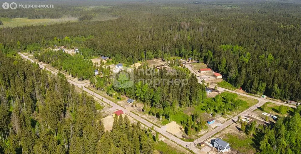 Участок в Выборгский район, Рощинское городское поселение, коттеджный ... - Фото 0