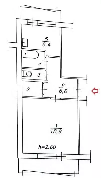 1-к. квартира, 36,1 м, 3/9 эт. - Фото 0