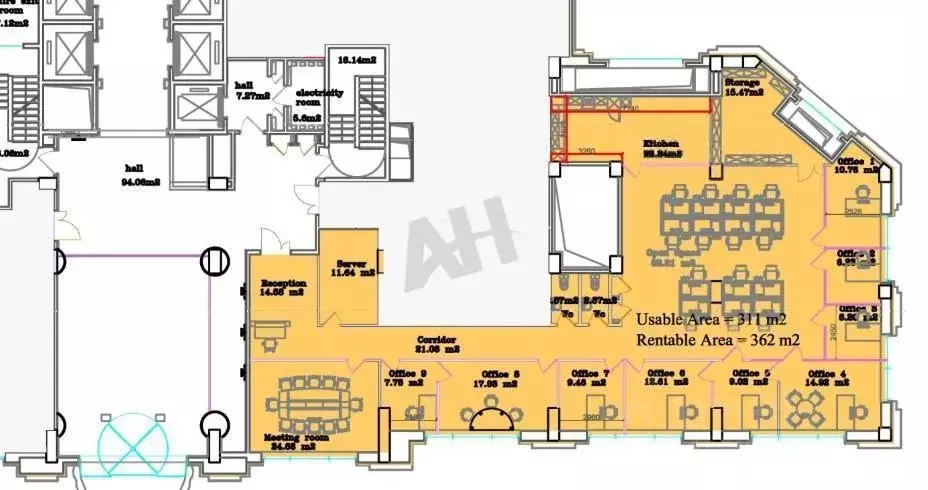 Офис в Москва Павелецкая пл., 2С3 (362 м) - Фото 2